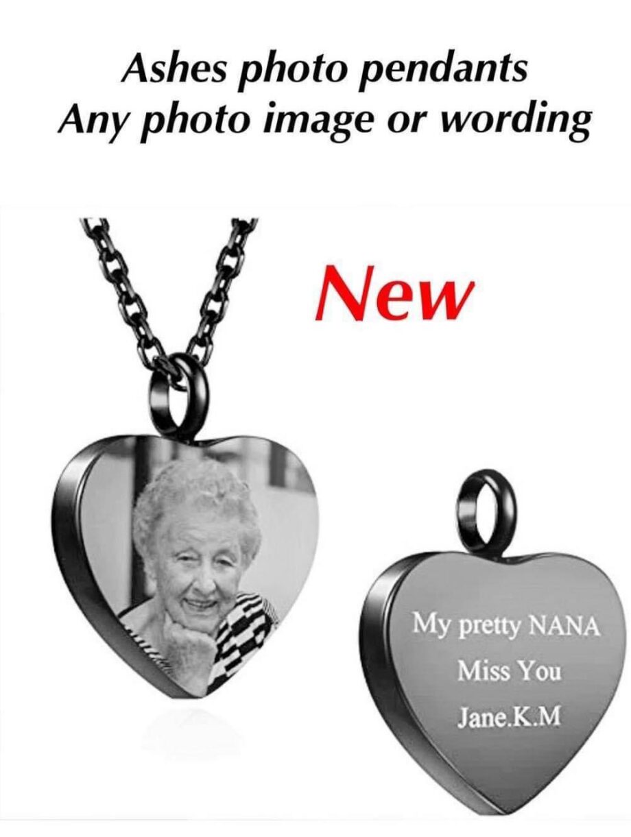 Ashes Photo Pendant