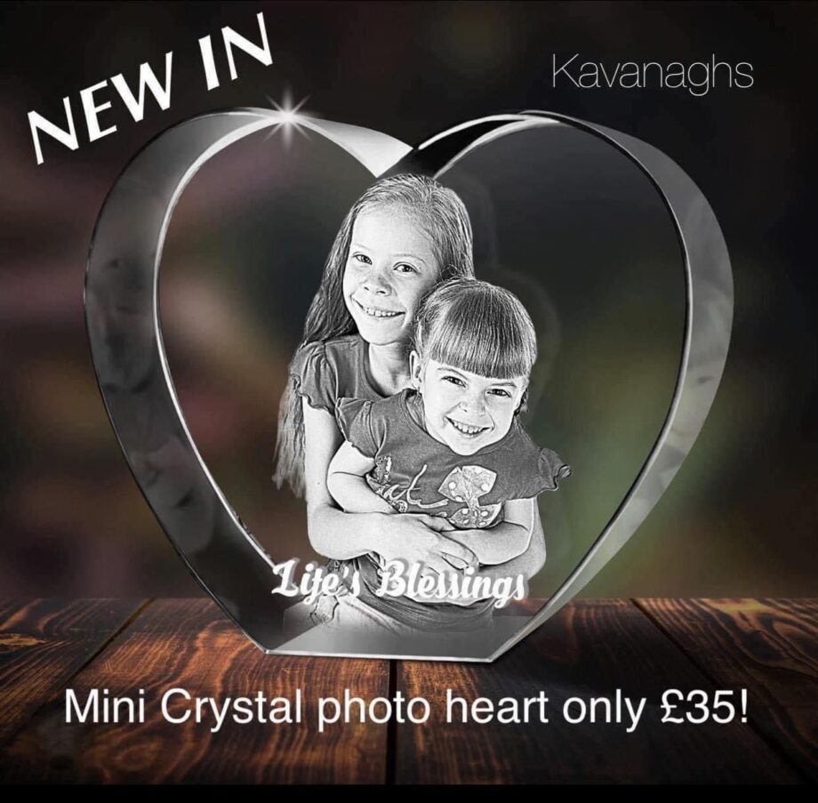 Mini Crystal Photo Heart