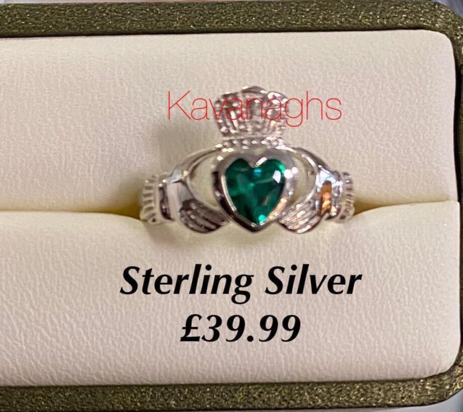 Sterling silver Claddagh rings various sizes available