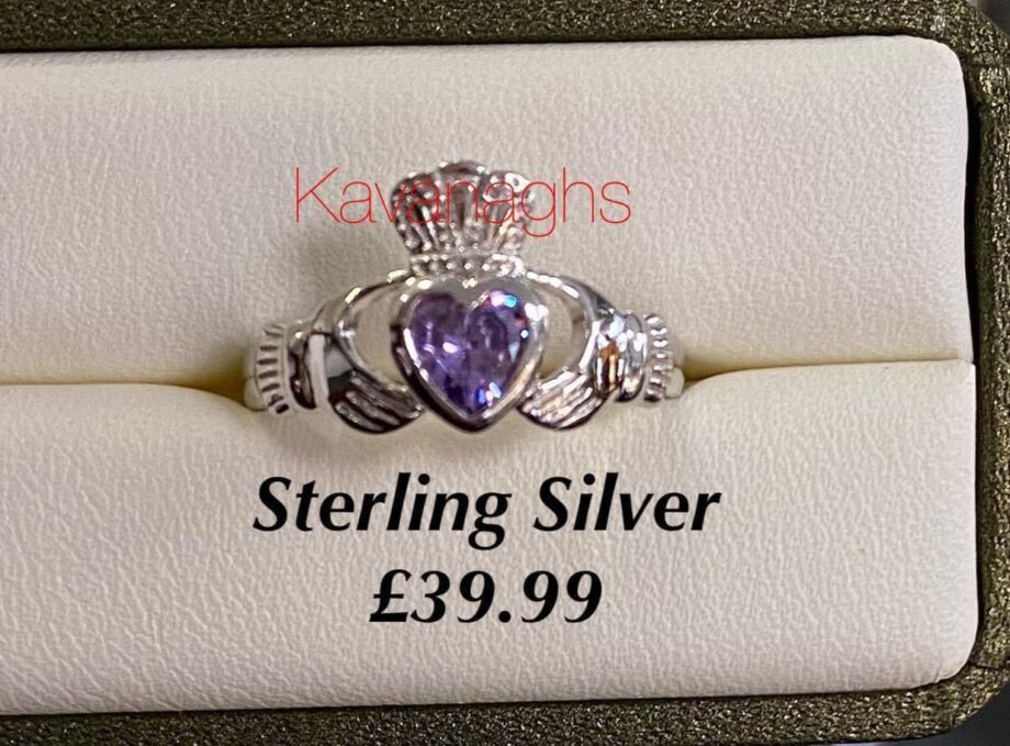 Sterling silver Claddagh rings various sizes available